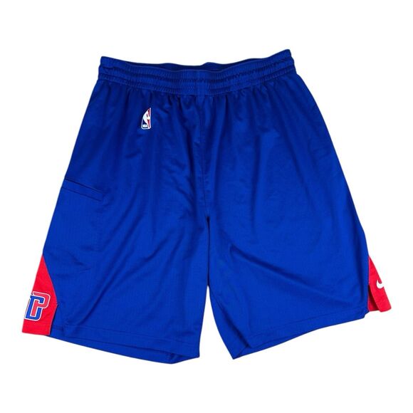 Nike NBA Authentics Detroit Pistons Pro Cut Basketball Shorts Team Issued 2XLT - Picture 1 of 10